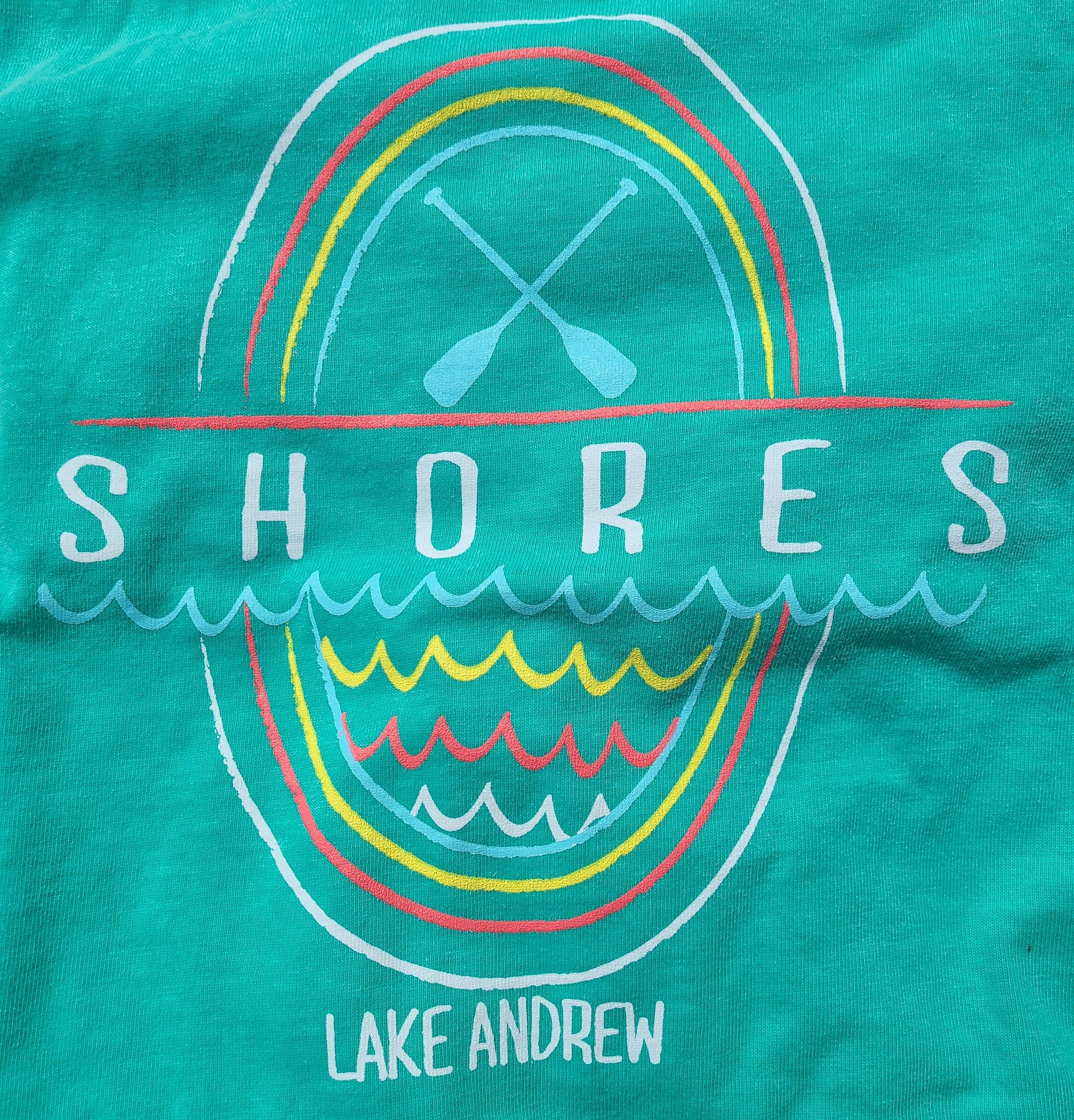 Shores Youth Rainbow Paddle Tee